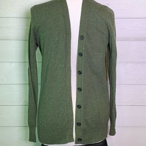 Cashmere Forrest Green Cardigan